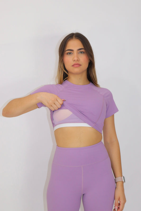 TOP LULU- YOGA FLEX - LILA