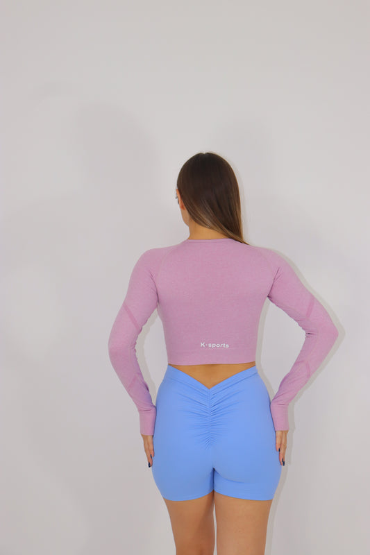 Blusa Crop  seamless-ROSA