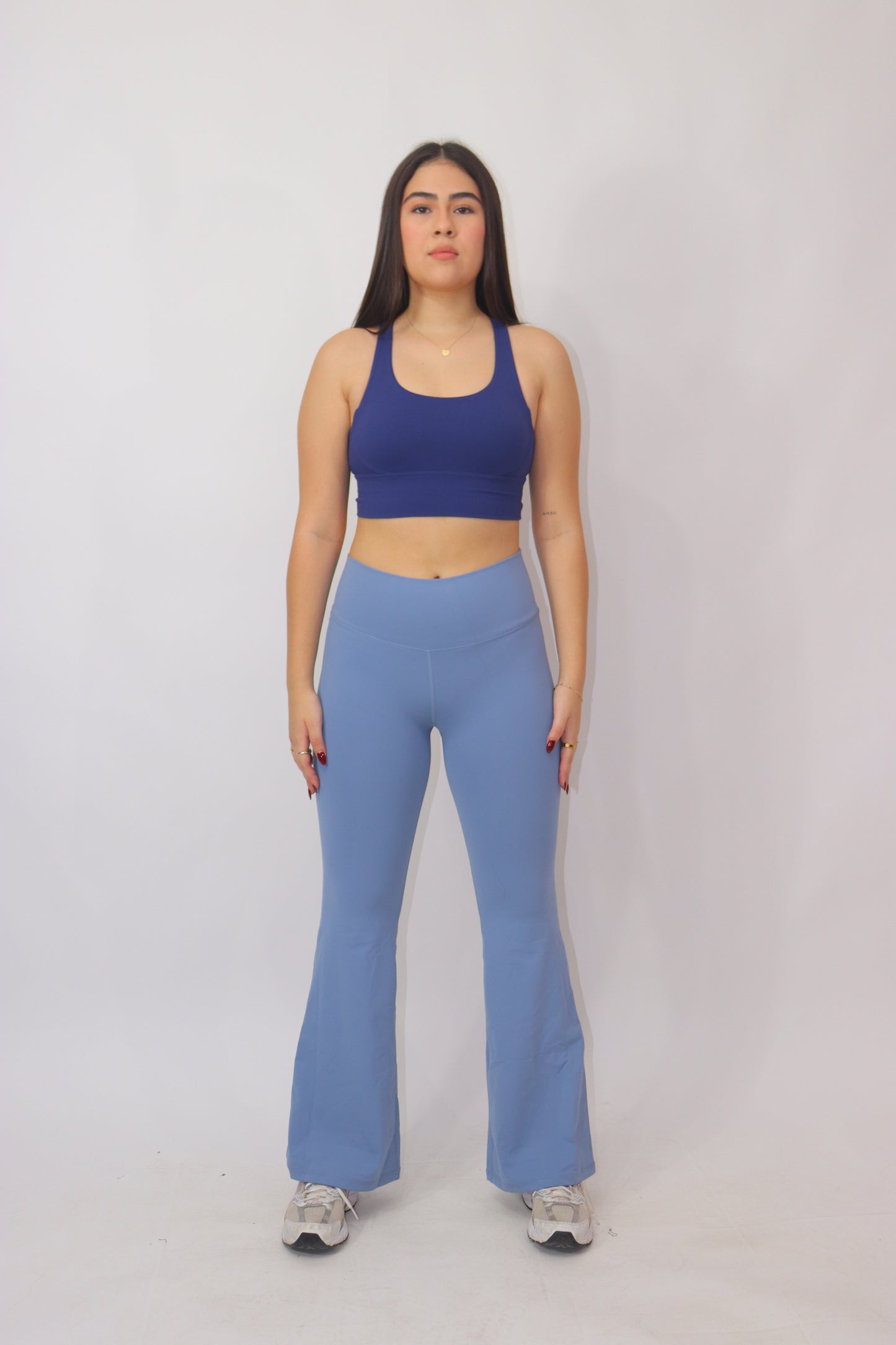 Leggins flare - Azul cielo