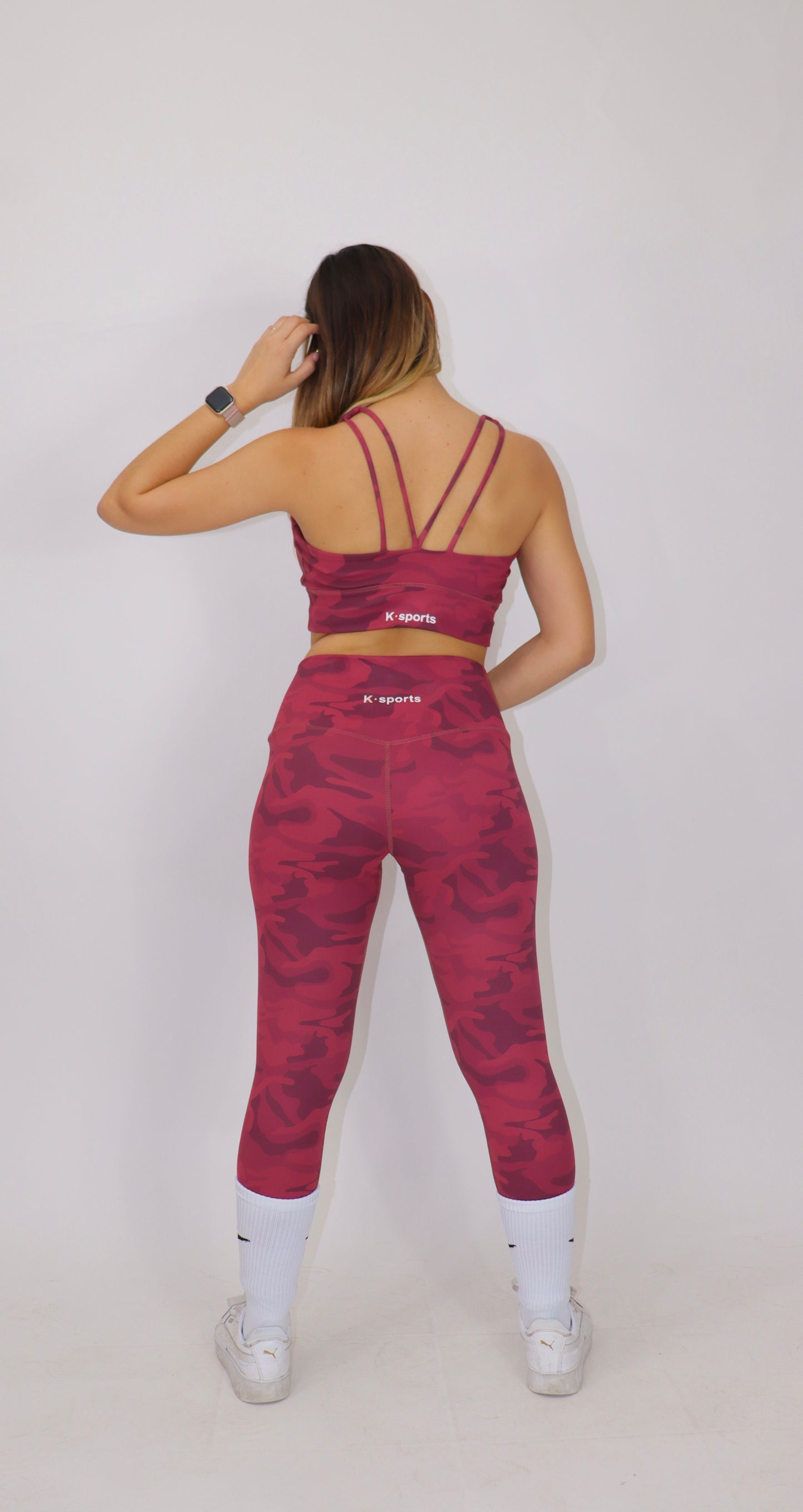 Set YOGA CAMUFLAJE- ROJO