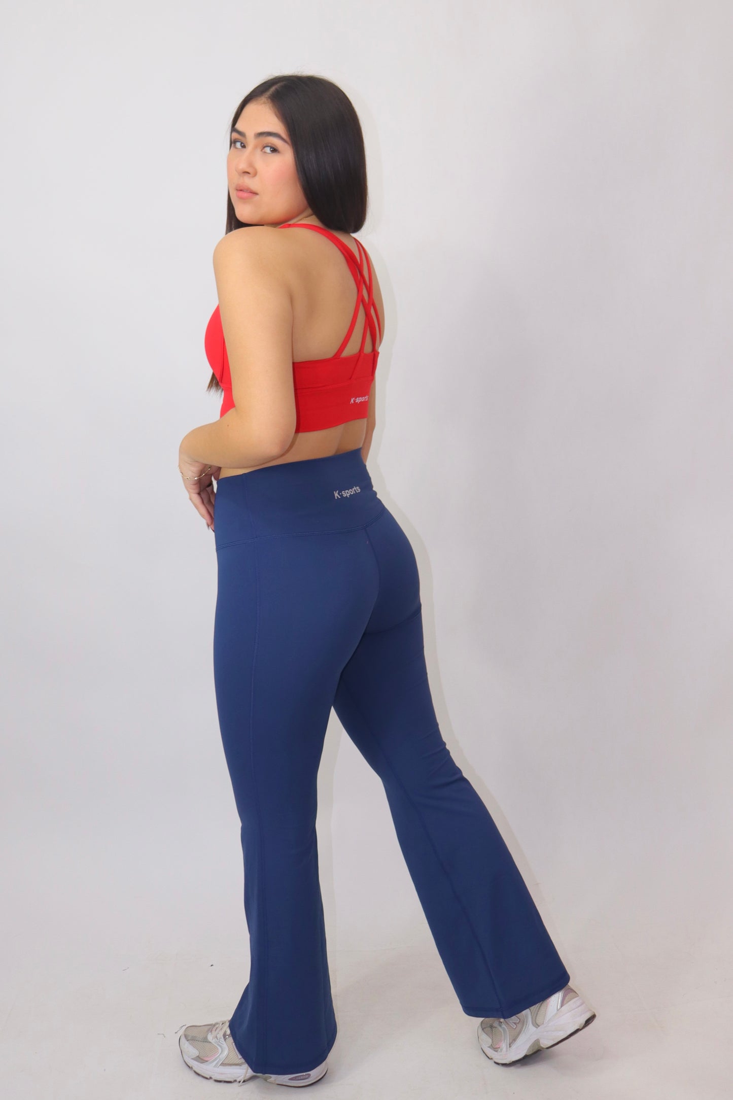 Leggins flare - Marino