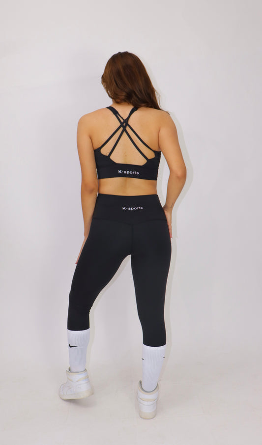 CONJUNTO YOGA ACTIVEWEAR -NEGRO