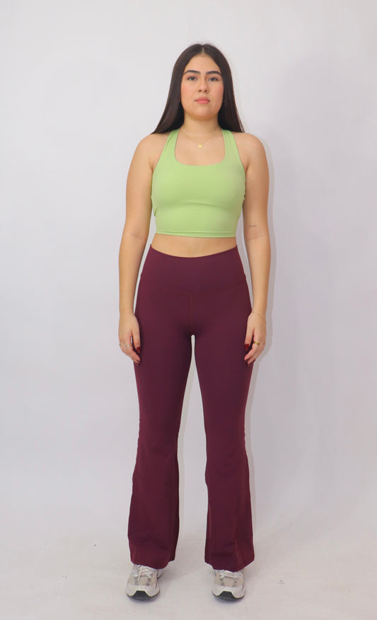 Leggins flare - vino