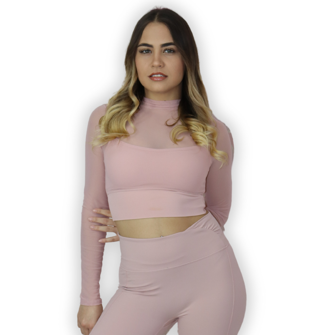 Blusa Valentina - Rosa pastel