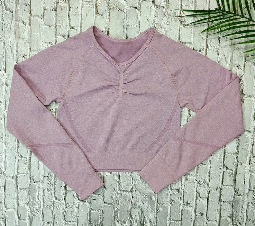 Blusa Crop  seamless-ROSA