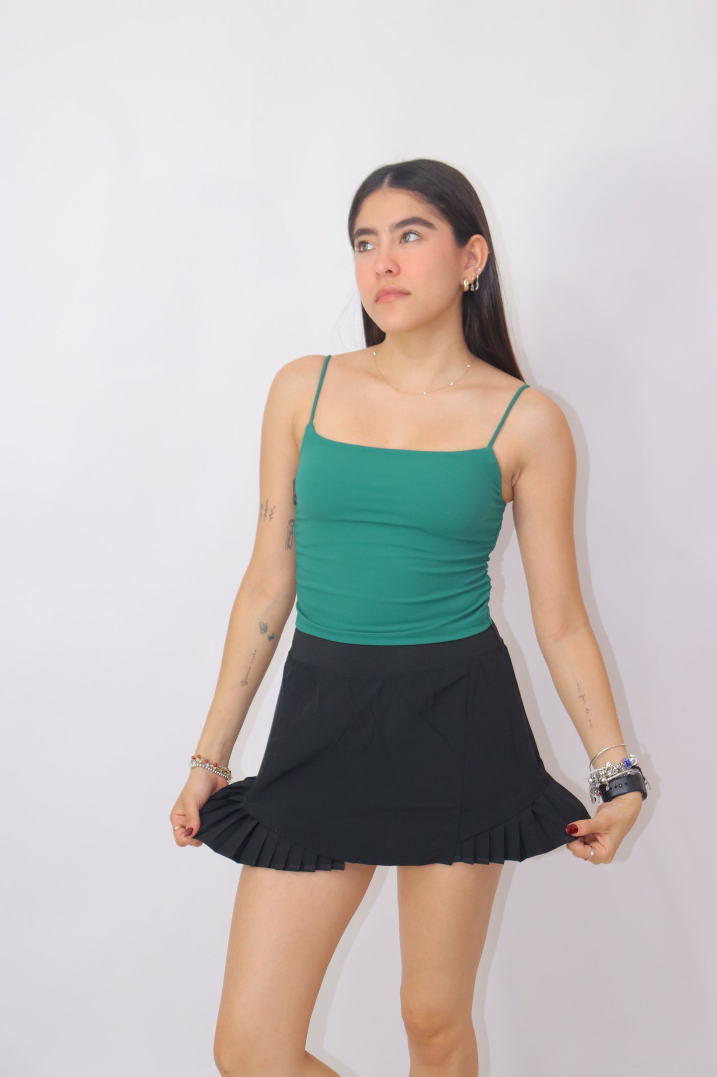 Falda short bella - Negro