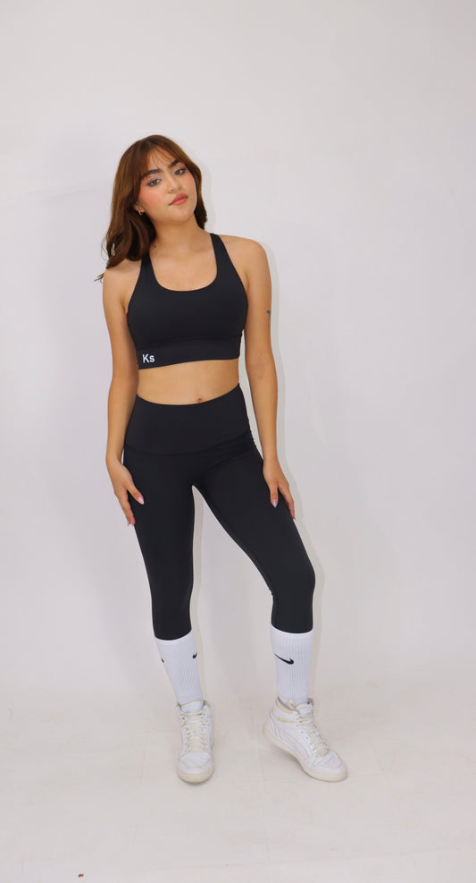 CONJUNTO YOGA ACTIVEWEAR -NEGRO