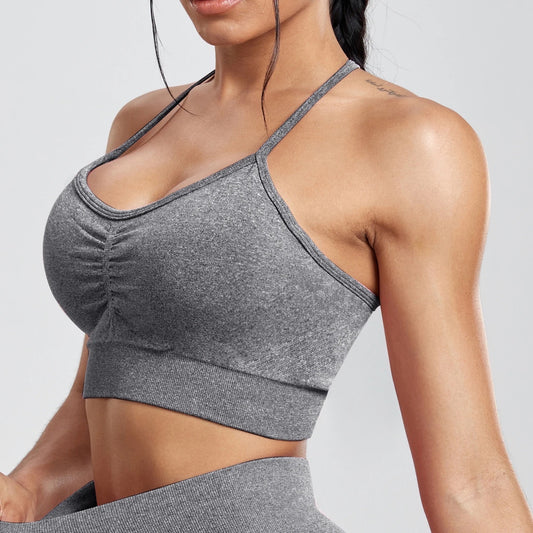 Top Seamless -Gris