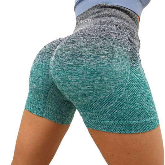 Shorts seamless Triple enfoque - Degradado verde