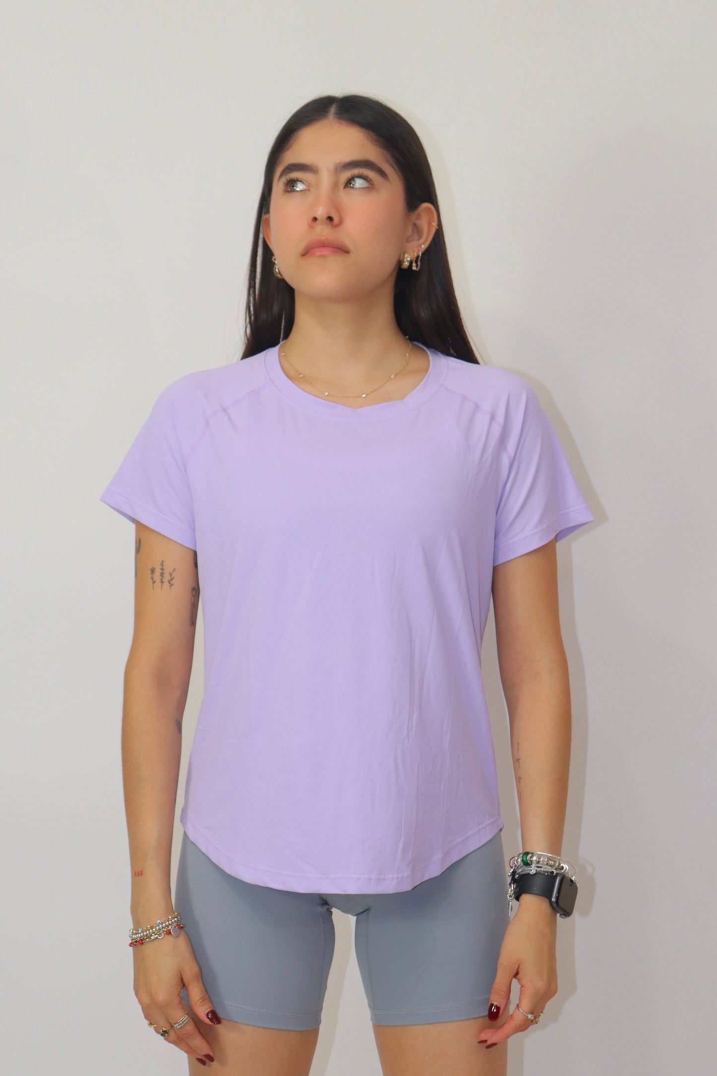 Blusa Rose Mangas - Lila