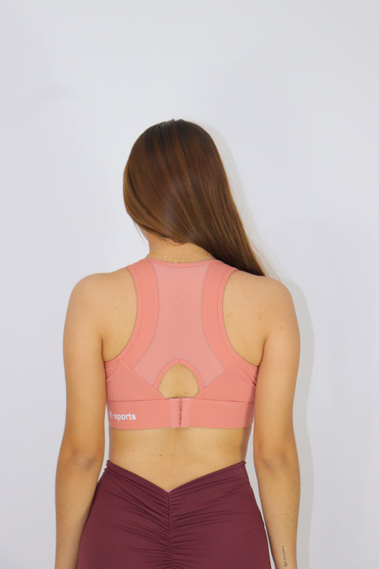 ACTIVEWEAR  Top Diana de alto IMPACTO- Durazo