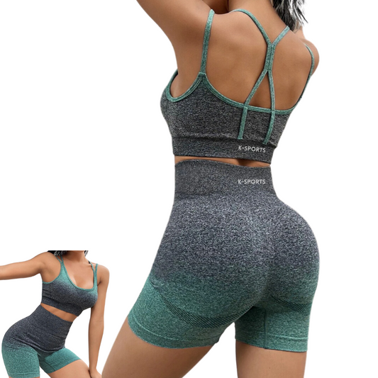 Conjunto seamless Ombre -Aqua