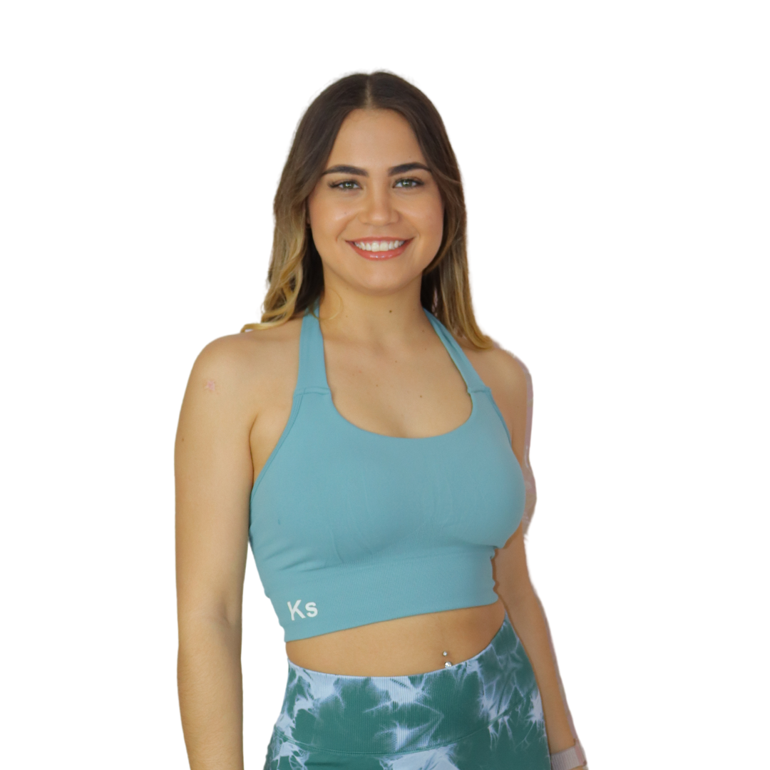 URANUS top Halter - VERDE