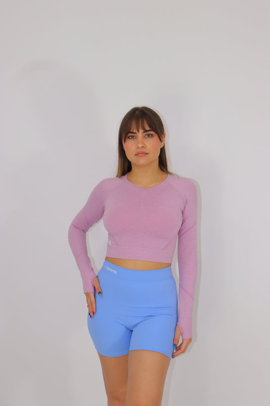 Blusa Crop  seamless-ROSA