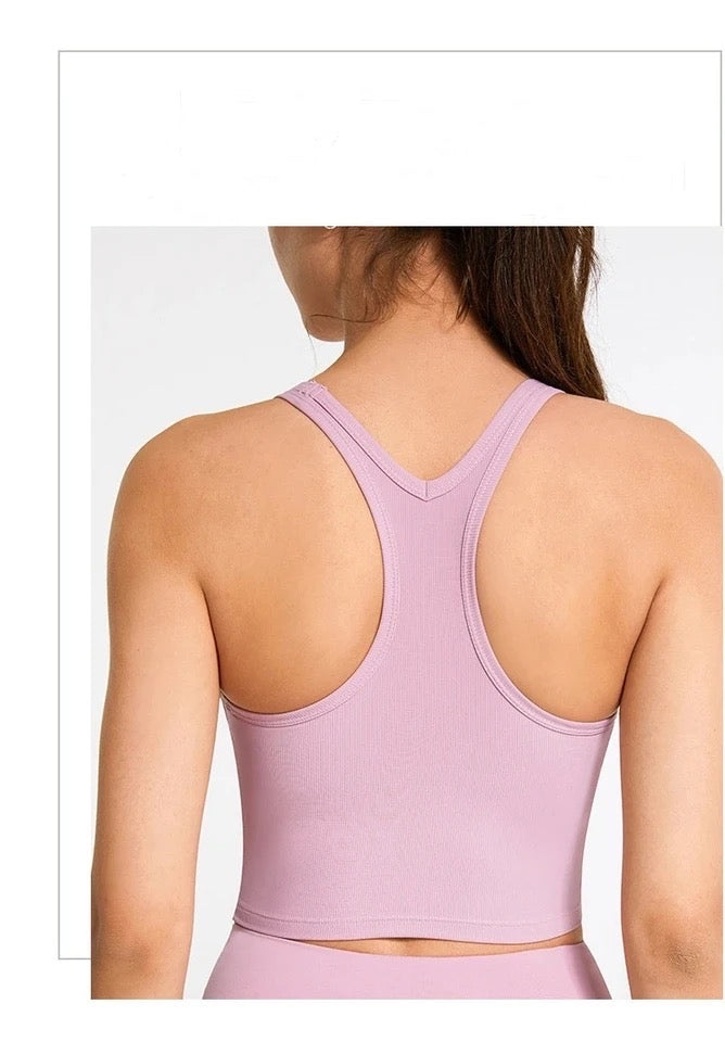 ACTIVEWEAR TOP LARGO -GEMMA - ROSA