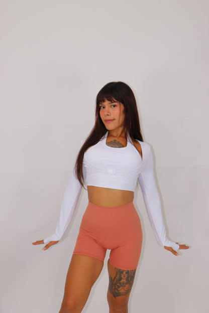 Biker Shorts Valentina - Light Orange