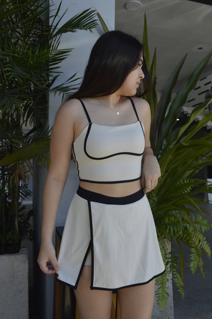 FALDA SHORT  AIRLIFT BN - IVORY