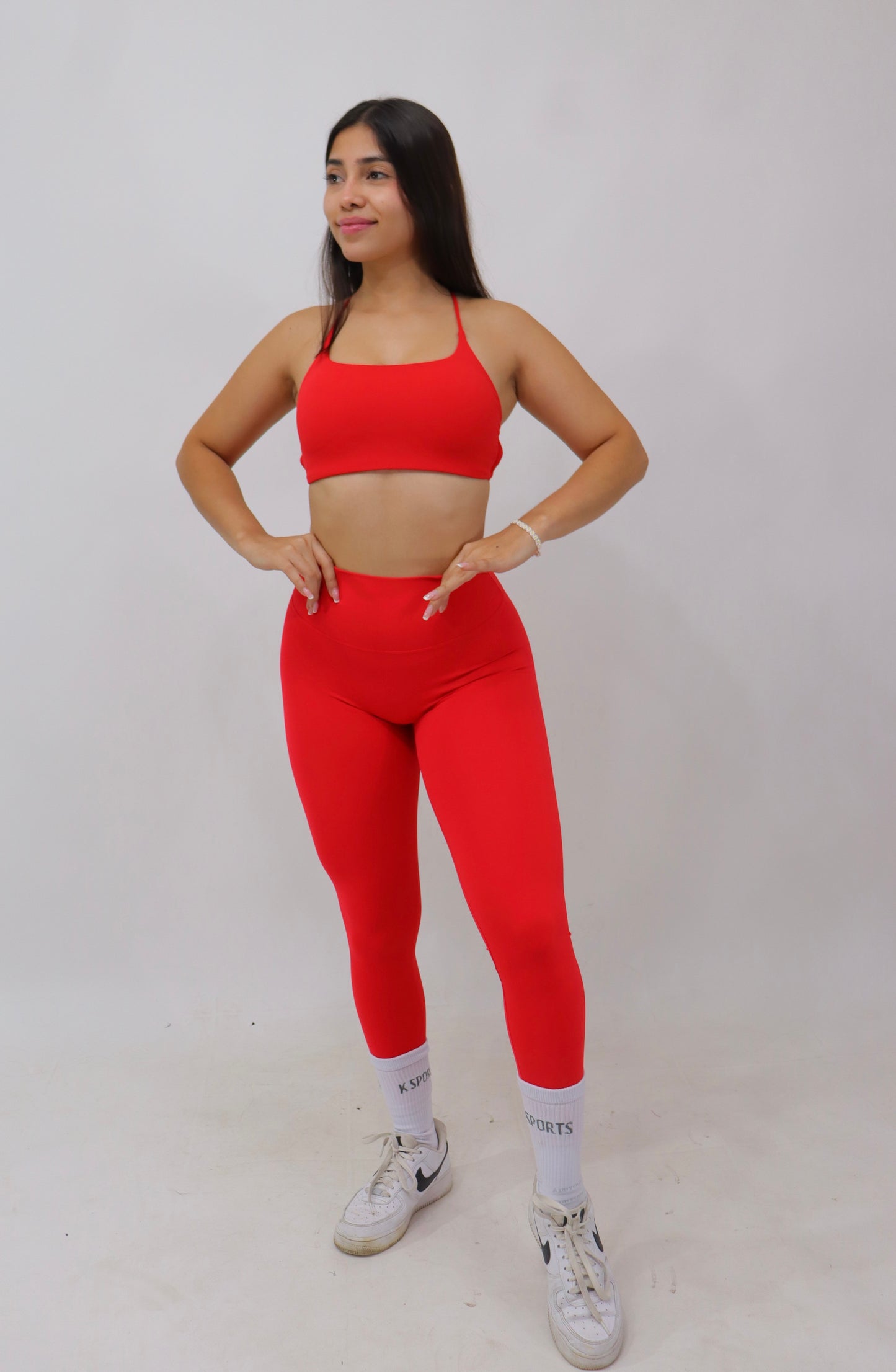 LEGGINS CRYSTAL - ROJO