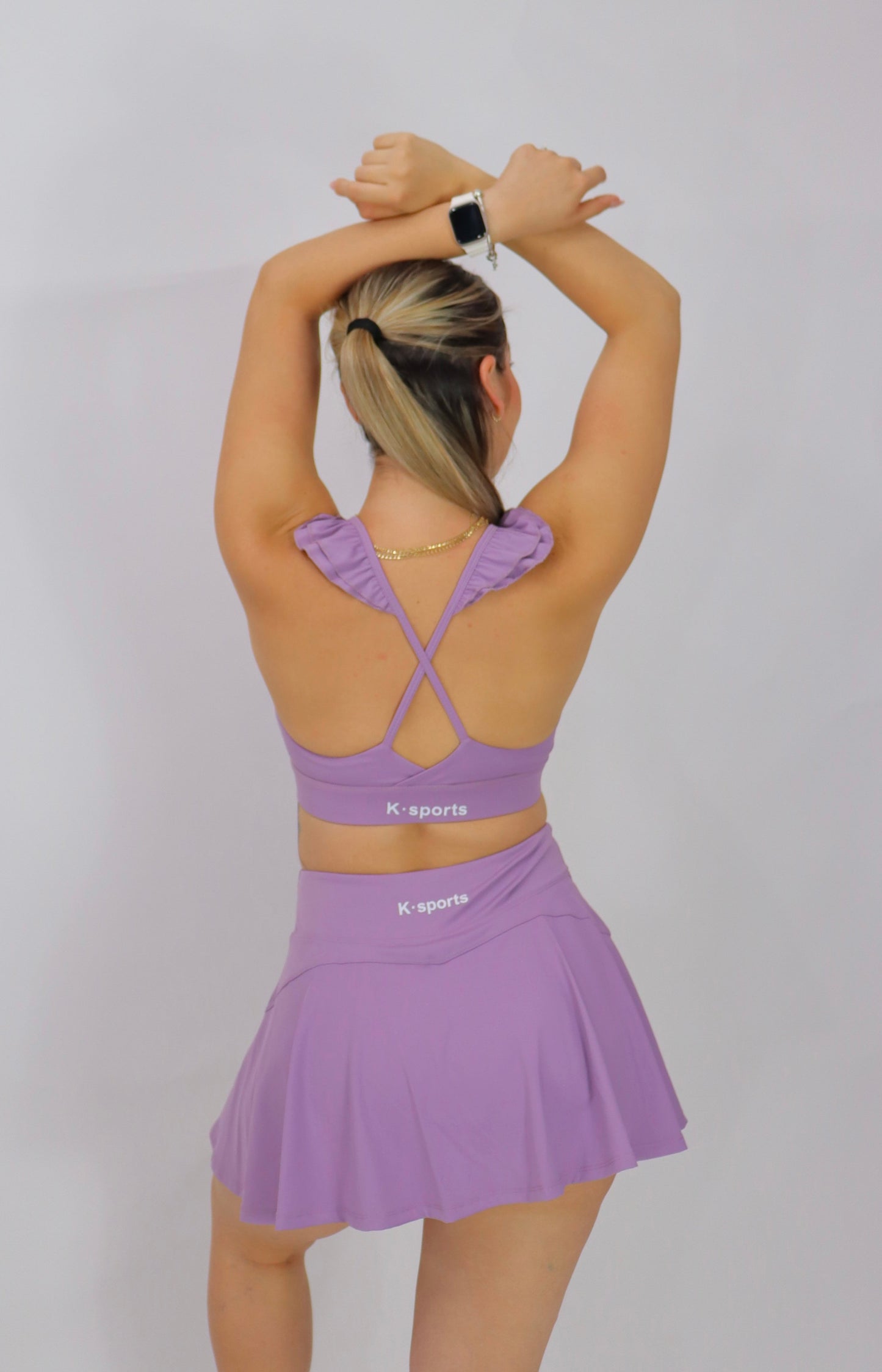 Conjunto Lotus FALDA y TOP - LILA