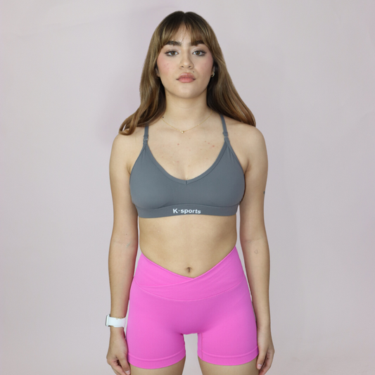 NOVA shorts Seamless corte V - ROSA