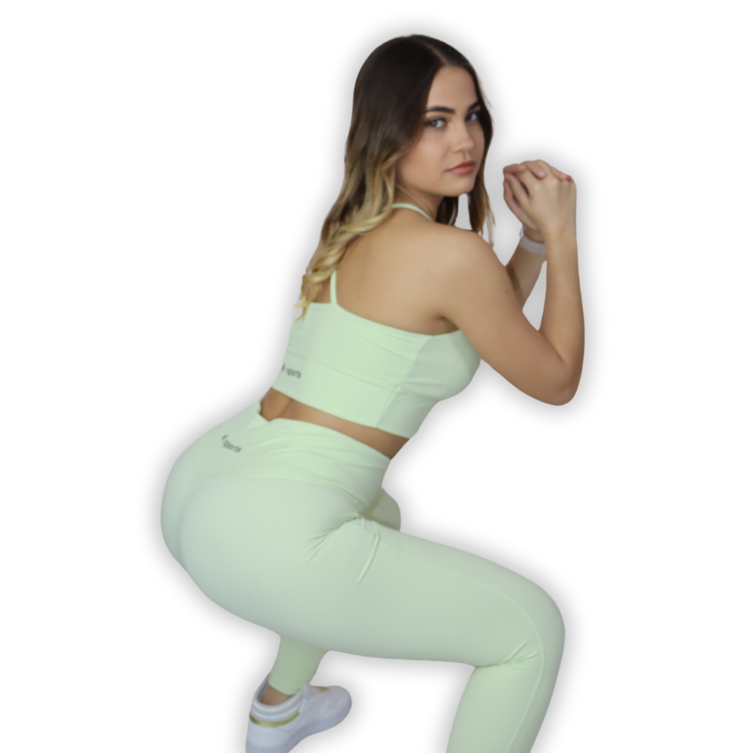 Leggins Valentino - lima pastel