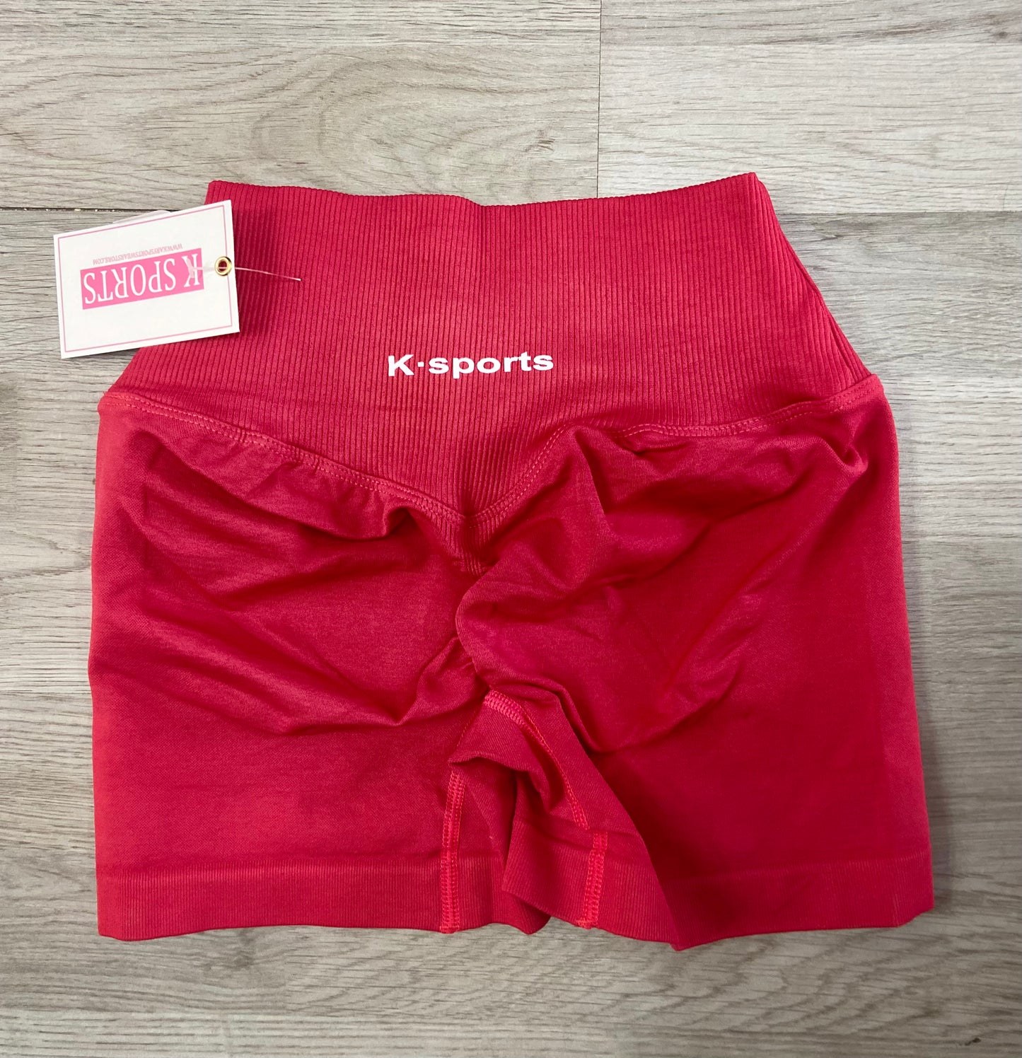 NOVA shorts Seamless corte V - Rojo