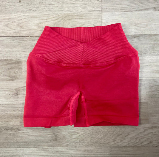 NOVA shorts Seamless corte V - Rojo