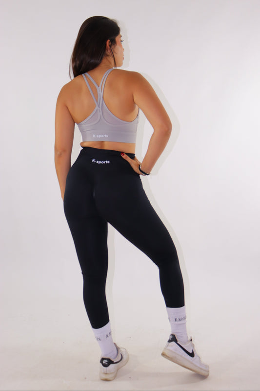 Leggins peach seamless - Negro