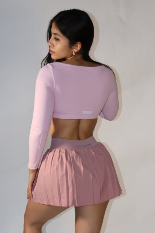 Wiski Falda short - Palo de rosa