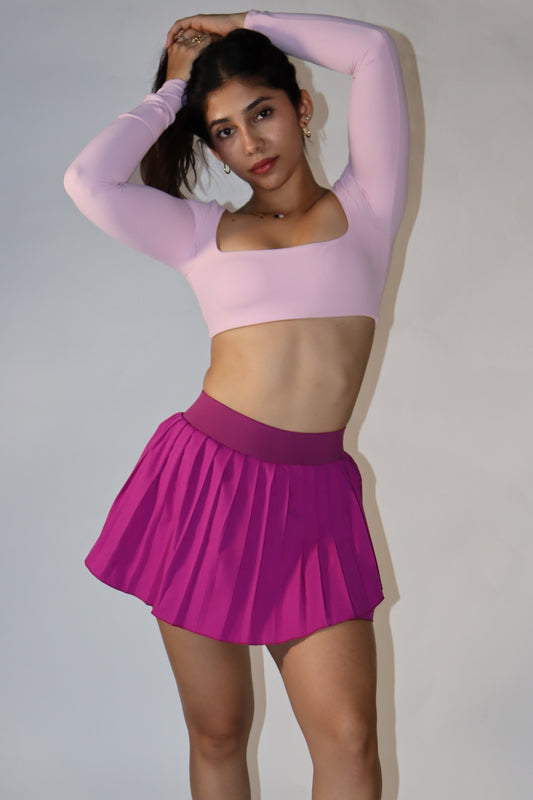 Wiski Falda short - Bugambilia
