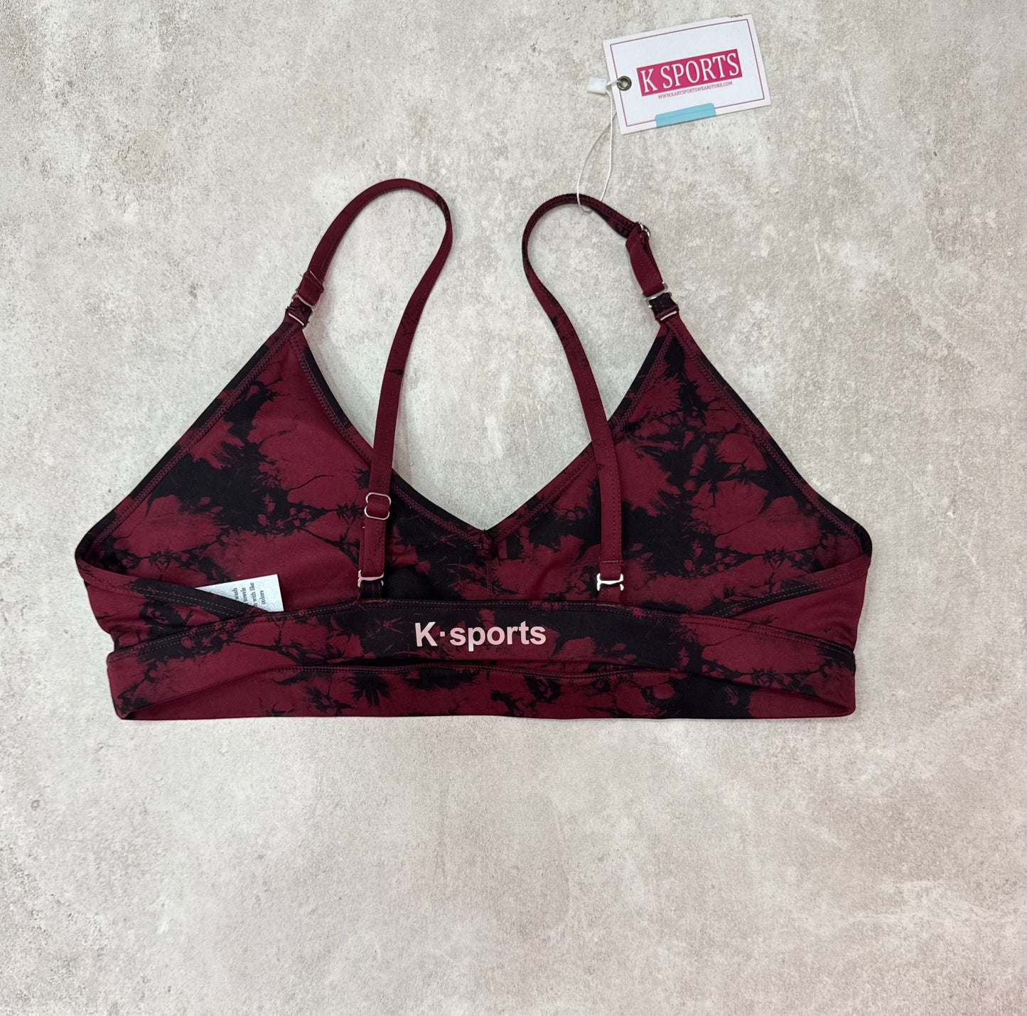 Top Olivia  Tirantes Cruzados 4 estilos- Tie Dye Rojon