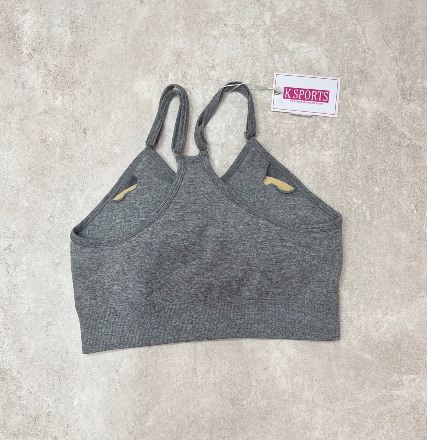 Top Seamless -Gris