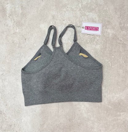 Top Seamless -Gris