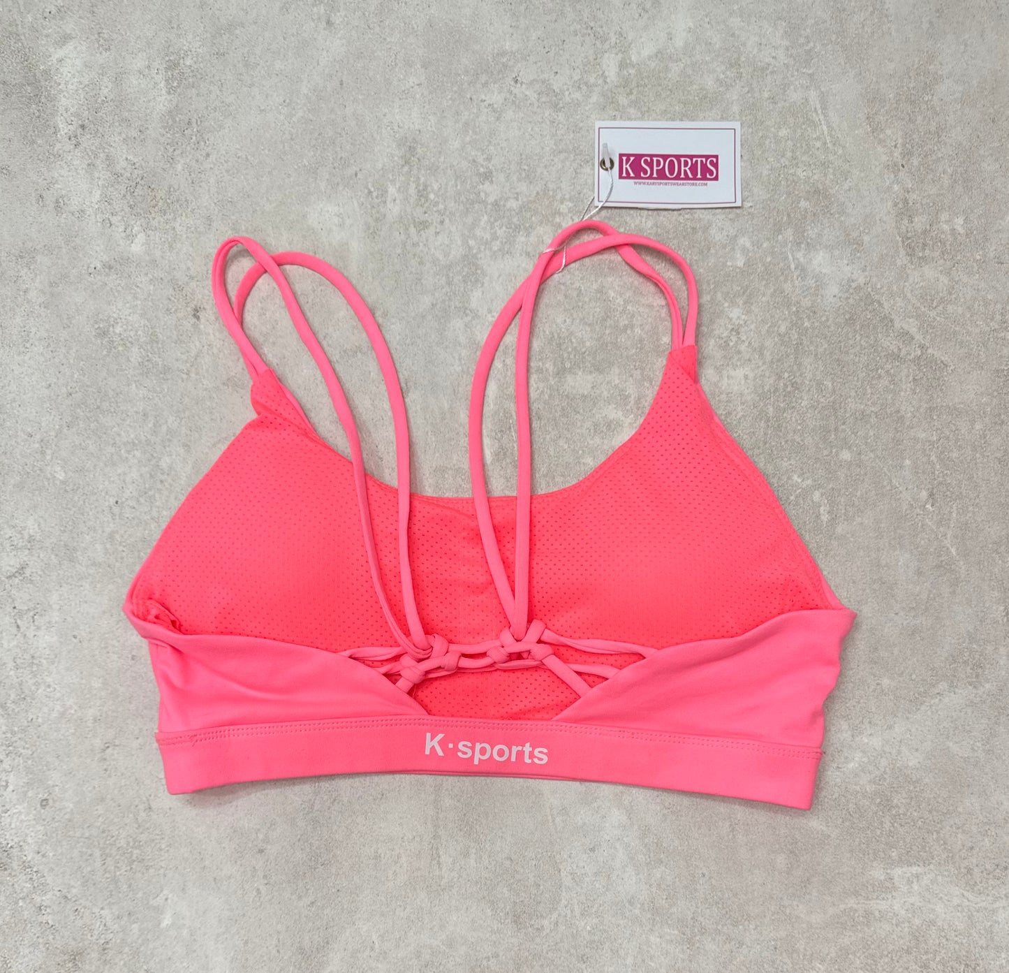 ACTIVEWEAR Top Deportivo al estilo Lulu- Coral Neon