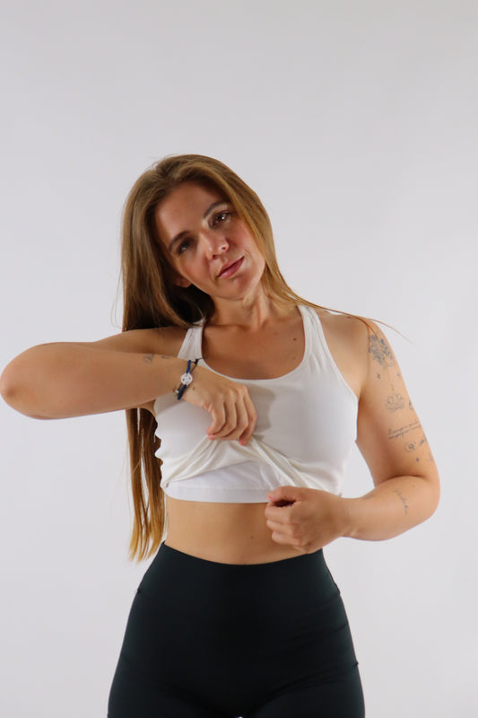 Top Ribbet - Blanco