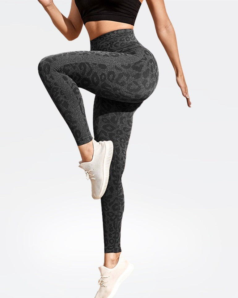 Leggins Animal PRINT Seamless NEGRO