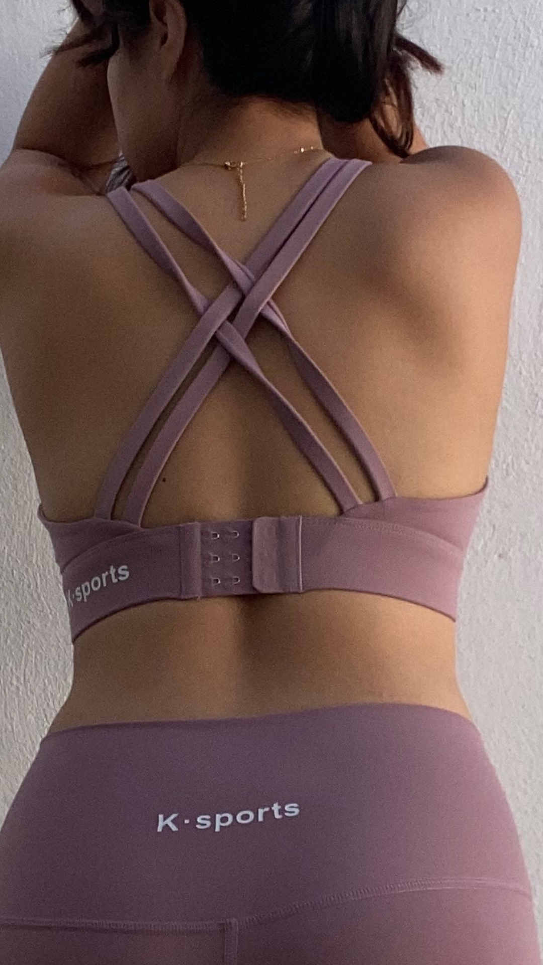 ACTIVEWEAR SET YOGA 2 Piezas LILA OSCURO